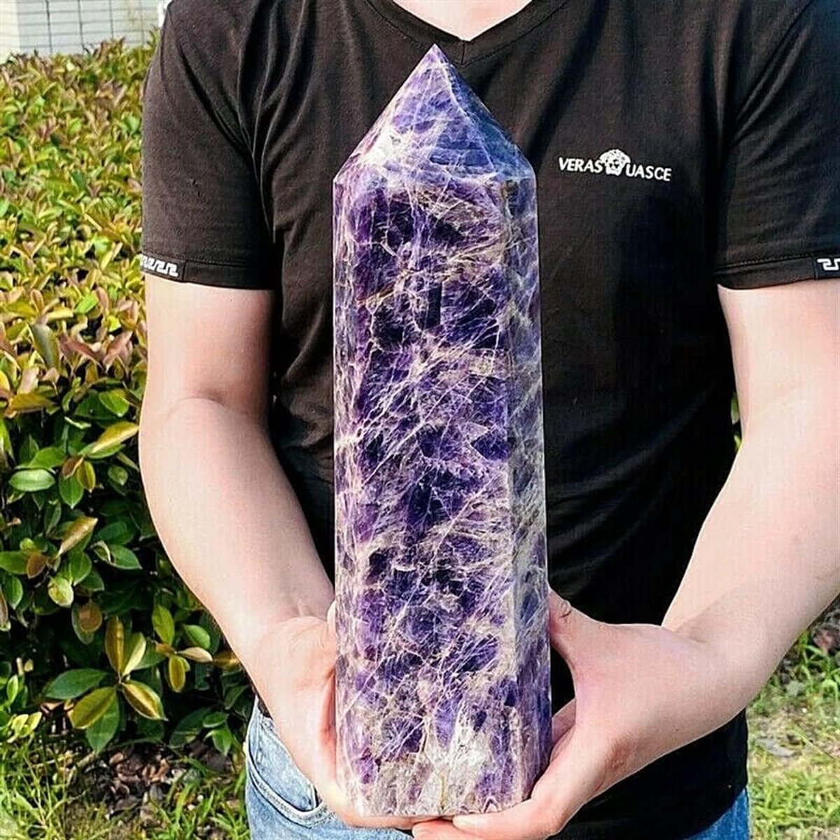 Amethist Kristal - Energie Zuil - Meditatie Hulp - Natuurlijke Vorm - 100 Gram - Paars