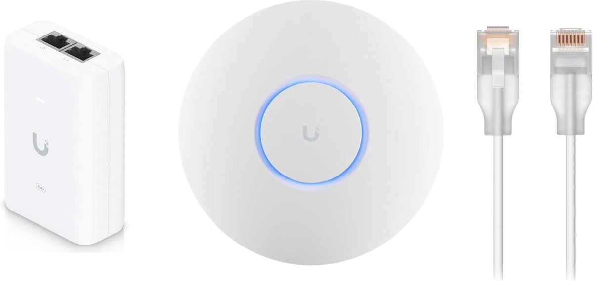 WiFi7 Access Point - Draadloos Netwerk - Snel Internet - Tri-Radio Dekking - 140 m² - Wit