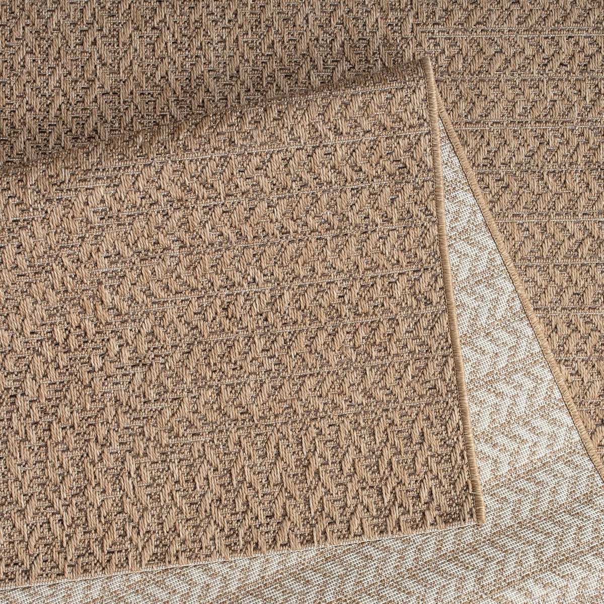 Buiten Binnen Tapijt - Natuurlijk Sisal Look - Terras Woonkamer - Waterbestendig Vloerverw