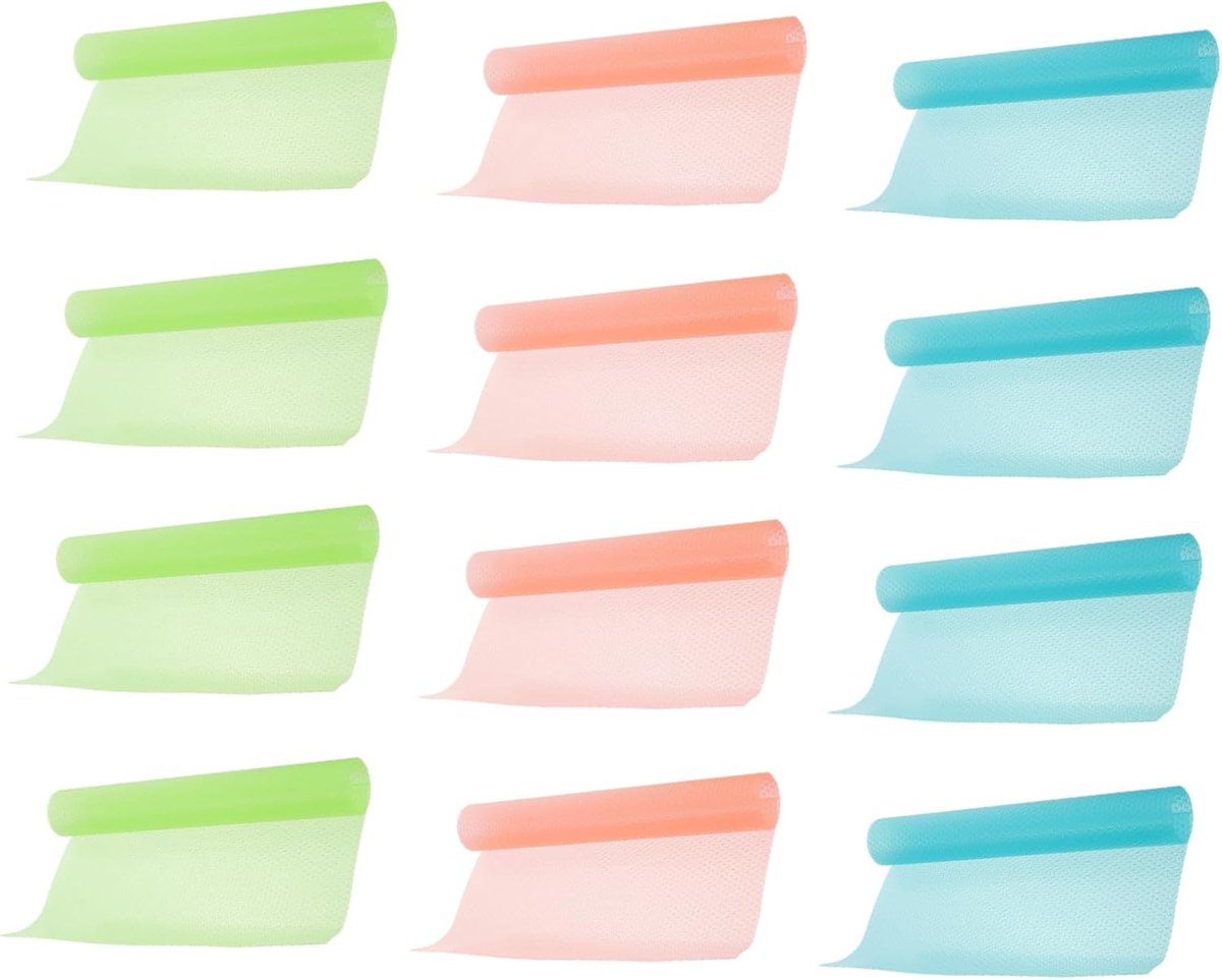 Lade Systeem Matten - Antislip Organisator - Keuken Koelkast - Verstelbaar Snijdbaar - 45x30cm - Grijs