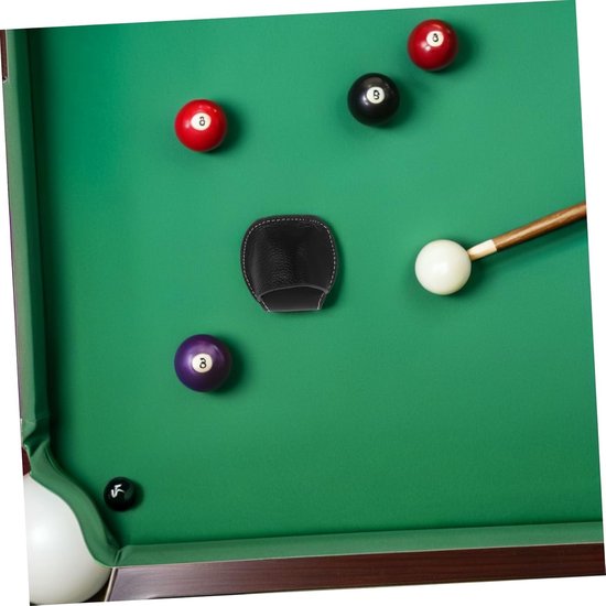 Krijthouder Zakje - Keu Accessoire - Biljart Spel - Compact Lichtgewicht - 7.7x7.5x6.3cm - Zwart — afbeelding 2
