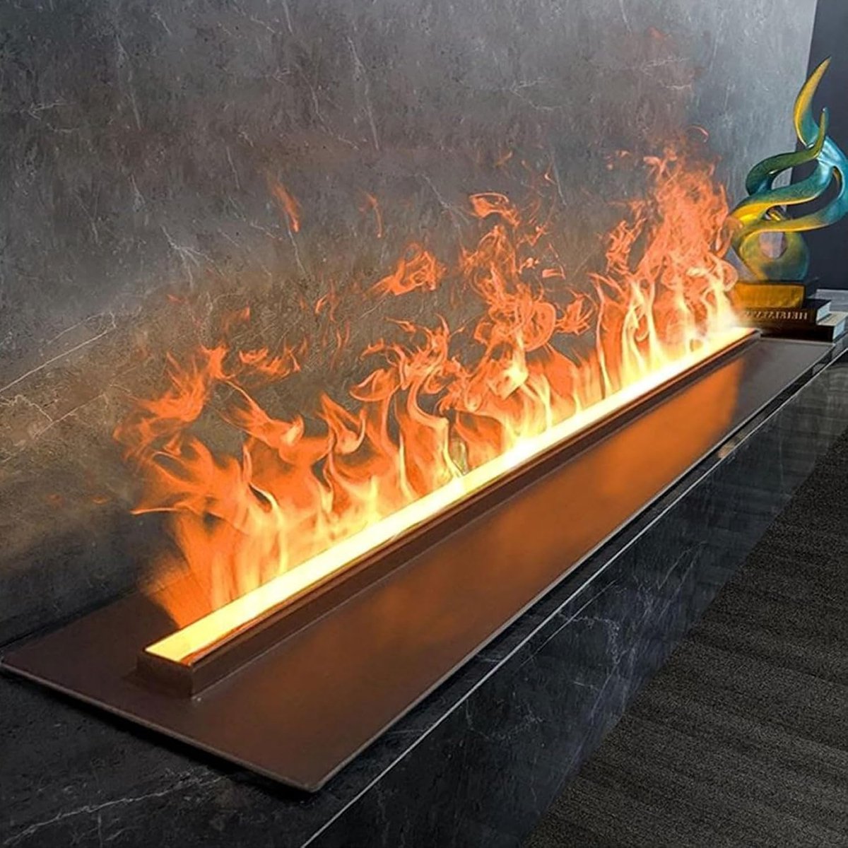 Elektrische Haard - Sfeerverwarmer Decoratie - Realistische Vlam - Automatisch Vullen - 500mm