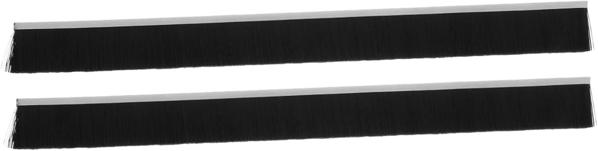 Brievenbus Borstel - Afdichtingsstrip - Stof Vocht Vrijhouden - Duurzame Nylon Constructie - 40cm Lengte - Zwart