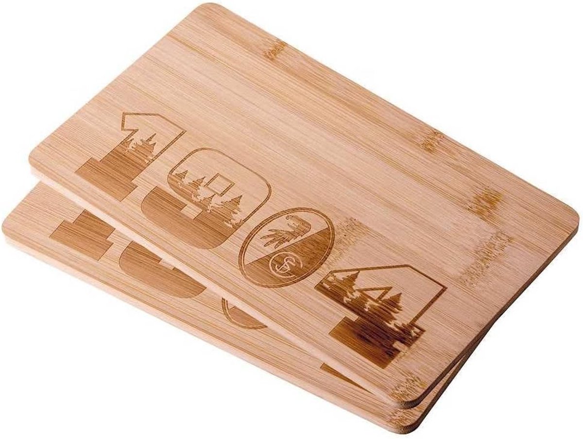 Ontbijtplankje Hout - Broodplank Set - Keuken Gebruik - Natuurlijk Materiaal - Set van 2