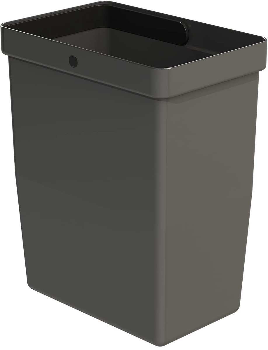 Prullenbak 8 liter - Afvalbak smal - Ruimte besparen - Gemaakt van gerecycled plastic