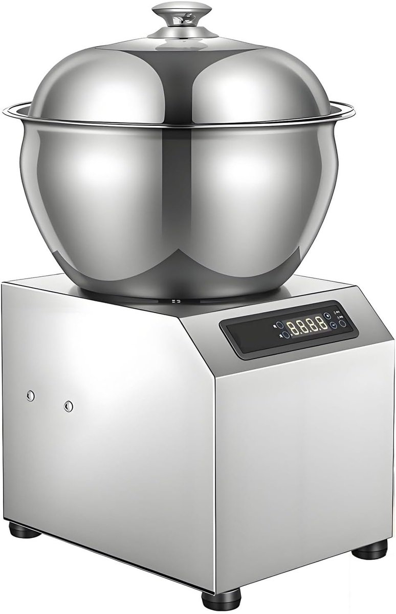 Elektrische Kneedmachine - Deegmixer Keukenmachine - Professioneel Thuisgebruik - Dubbele Rotatie 360 Graden - 5 tot 8 Kg Capaciteit