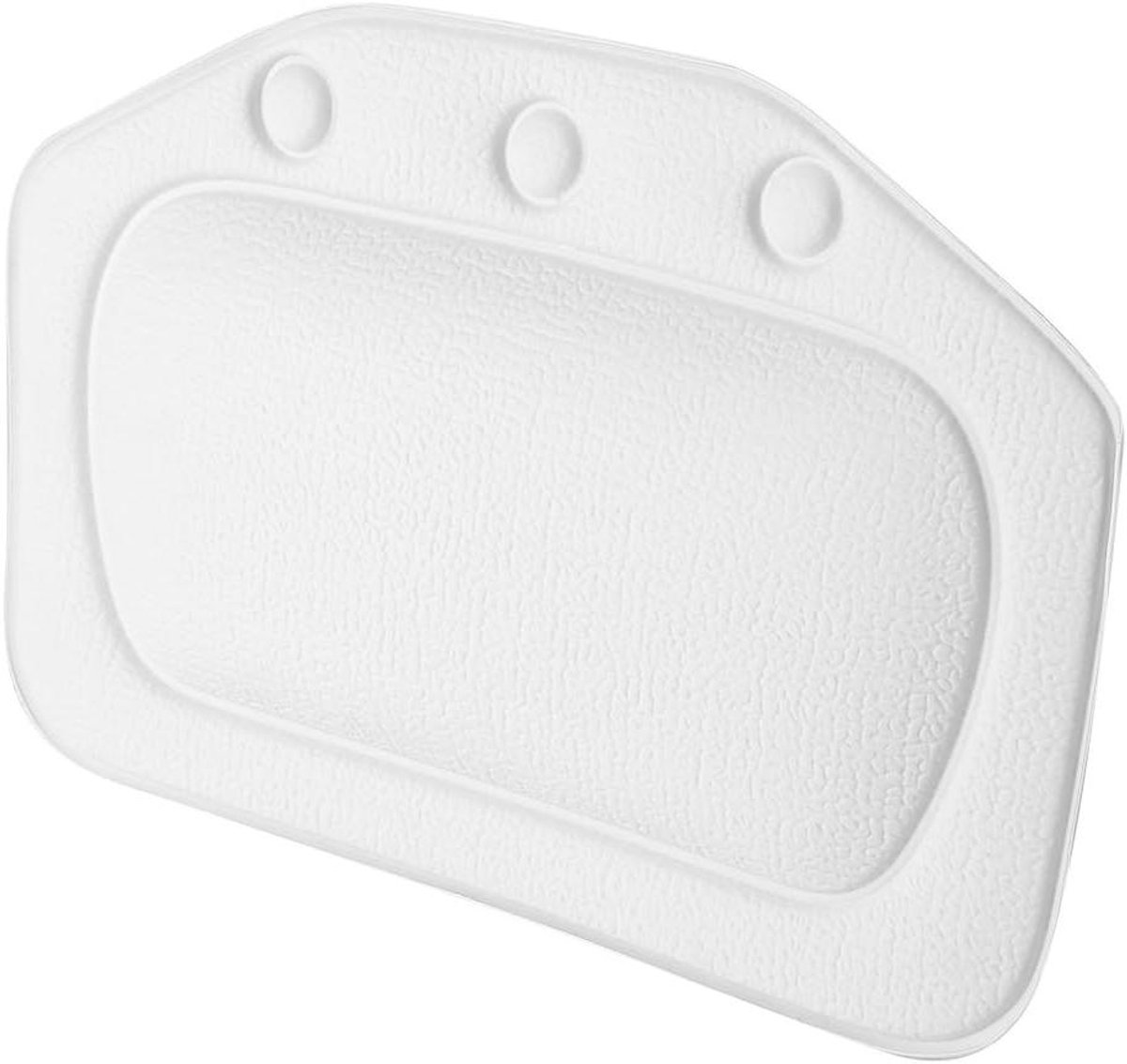 Antislip spabadkussen met zachte schuimspons, hoofdsteun voor spa met zuignappen