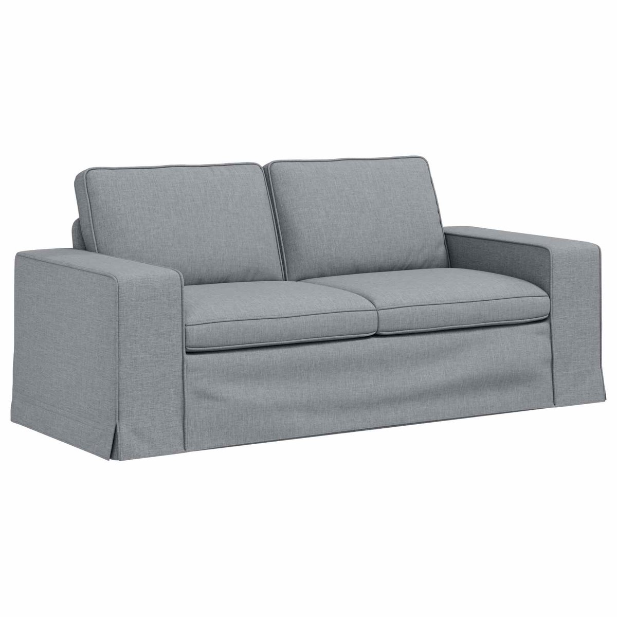 vidaXL Bank - Lichtgrijs - 182 - x - 80 - x - 82 - cm - Stof