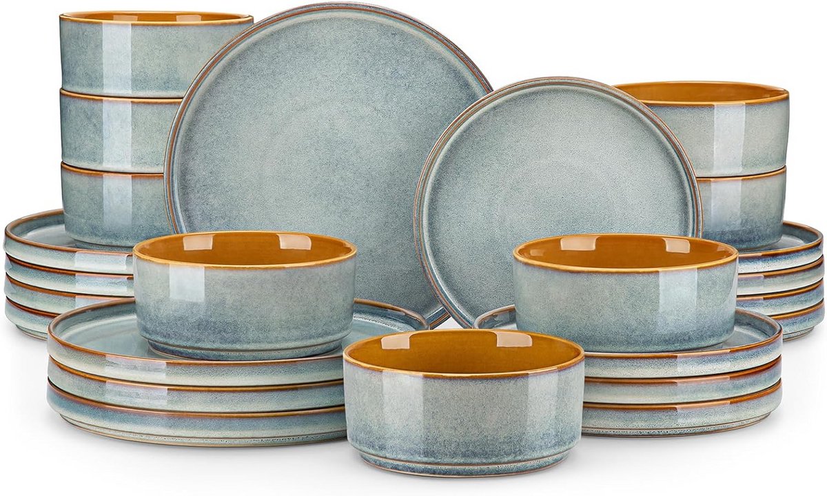 Serviesset 8 Persoons - Serviessets - Bordenset - Chique Bordenset - Porselein - Dinerset