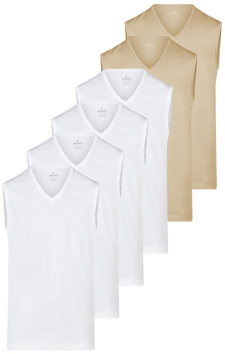 RAGMAN Heren onderhemd 6 pack Basic