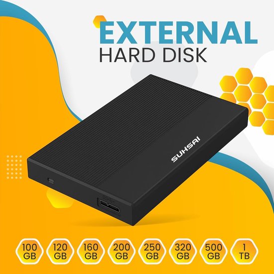 Draagbare Externe Harde Schijf 200GB USB 3.0 voor PC, Laptop, Mac en Gameconsoles — afbeelding 5