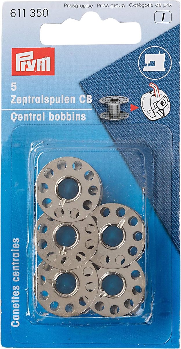 Metalen Spoel voor CB Haak Naaimachines - 20.5mm Diameter