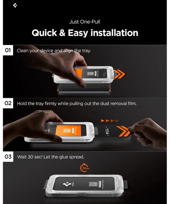 Spigen Glas.tR EZ Fit Pro HD - Gehard Glazen Screenprotector - Voor Samsung Galaxy S26+ - 10H+ Twardości - AluminaCore Technologie van Spigen — afbeelding 2