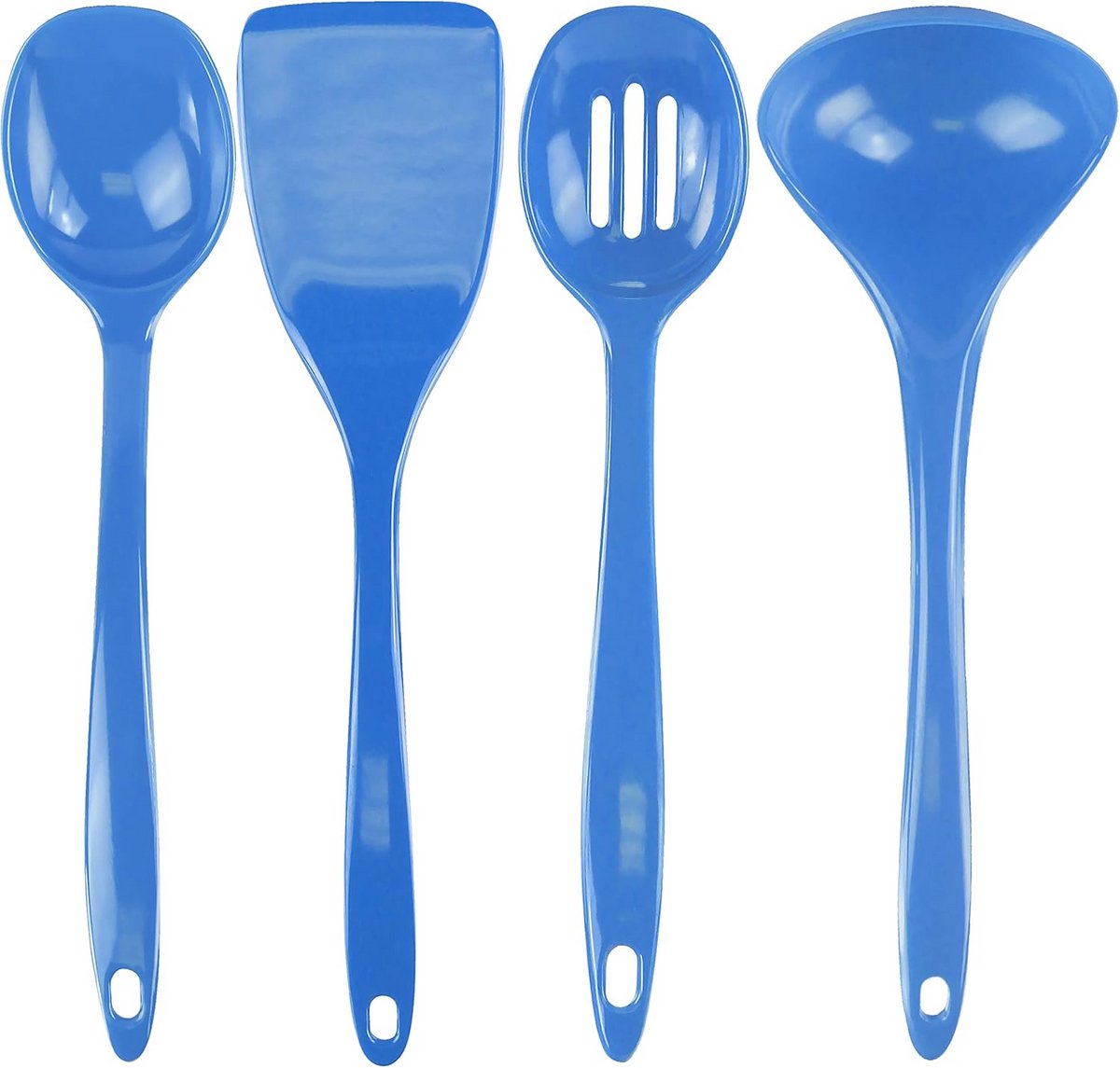 4-delige Set Melamine Keukengerei in Azure