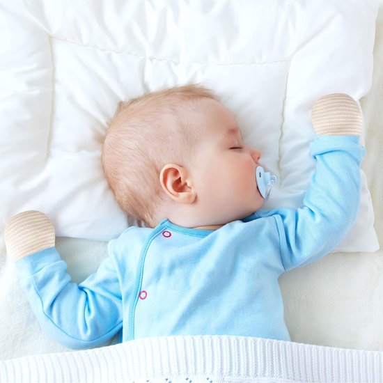 3 Paar Baby Wanten & Wantjes - Katoen & Fleece - Krasvrij en Warm - Geschikt voor Pasgeborenen en Baby's — afbeelding 4