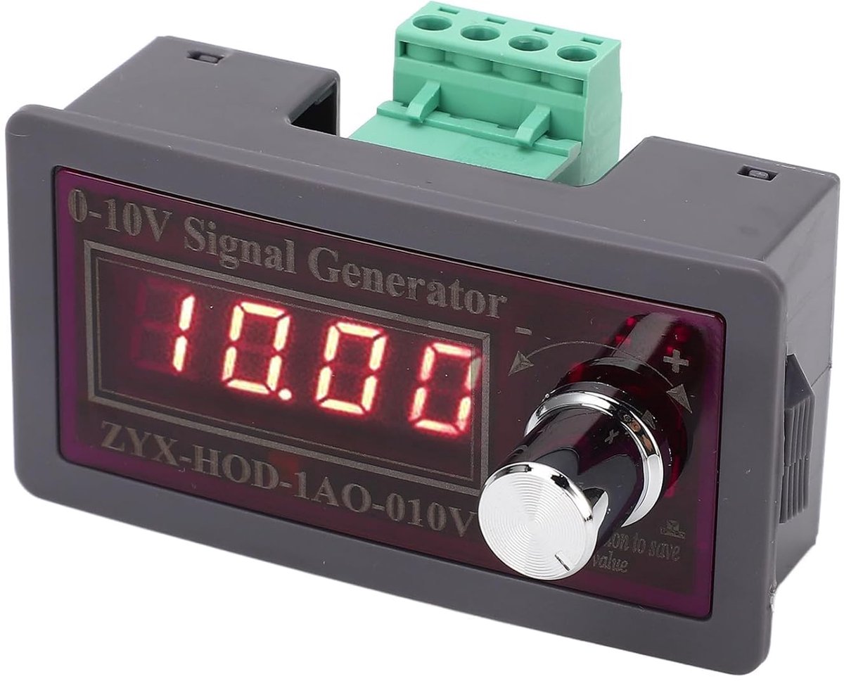 Signaal Generator - Spanningsmodule Frequentie - Industriële Controle - Instelbaar 0-10V - 15-30VDC - Grijs
