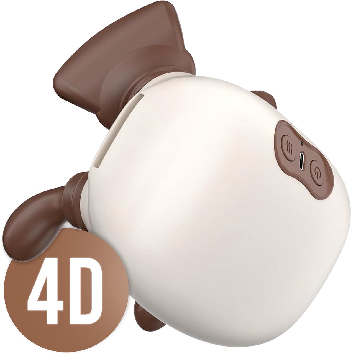 GS Goods Nekmassage Apparaat – Massagekussen – Shiatsu Massagekussen – Draadloos – Warmtefunctie – 4D Vinger Technologie – 3 Massage Standen – 2000 mAh – 70 min – Wit