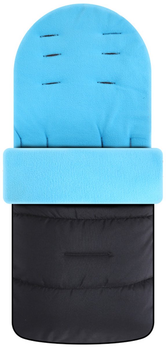Universele Voetenzak voor Kinderwagen in de Winter - Zachte en Waterafstotende Babyvoetenzak - Warme voethoezen - winddicht - Blauw – foto 8