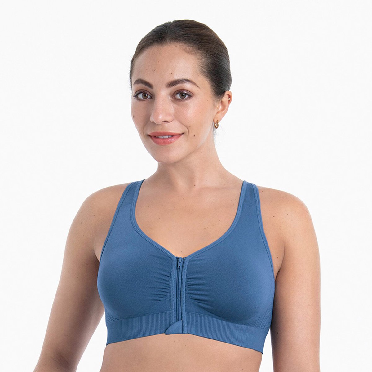 Anita - Care Lynn voorgevormde Prothese BH met rits - Blue Heaven - XXL