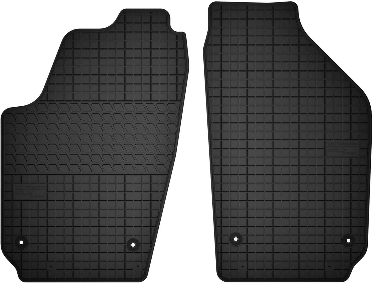 Wielganizator SolidTread - Rubberen Autovloermatten - Voor Seat Cordoba II Sedan (2002-2008) - Zwart