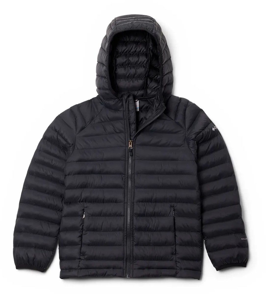 Columbia Powder Pass™ Jas 10-11 Years Jongens Meisjes Zwart