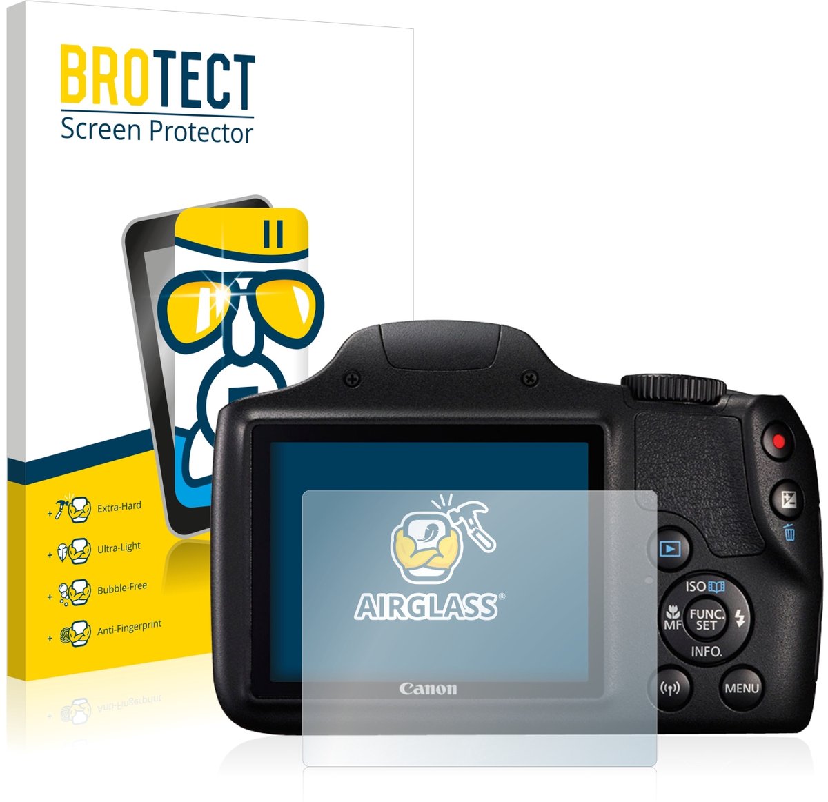 Screenprotector voor Canon PowerShot SX540 HS Beschermglas transparant