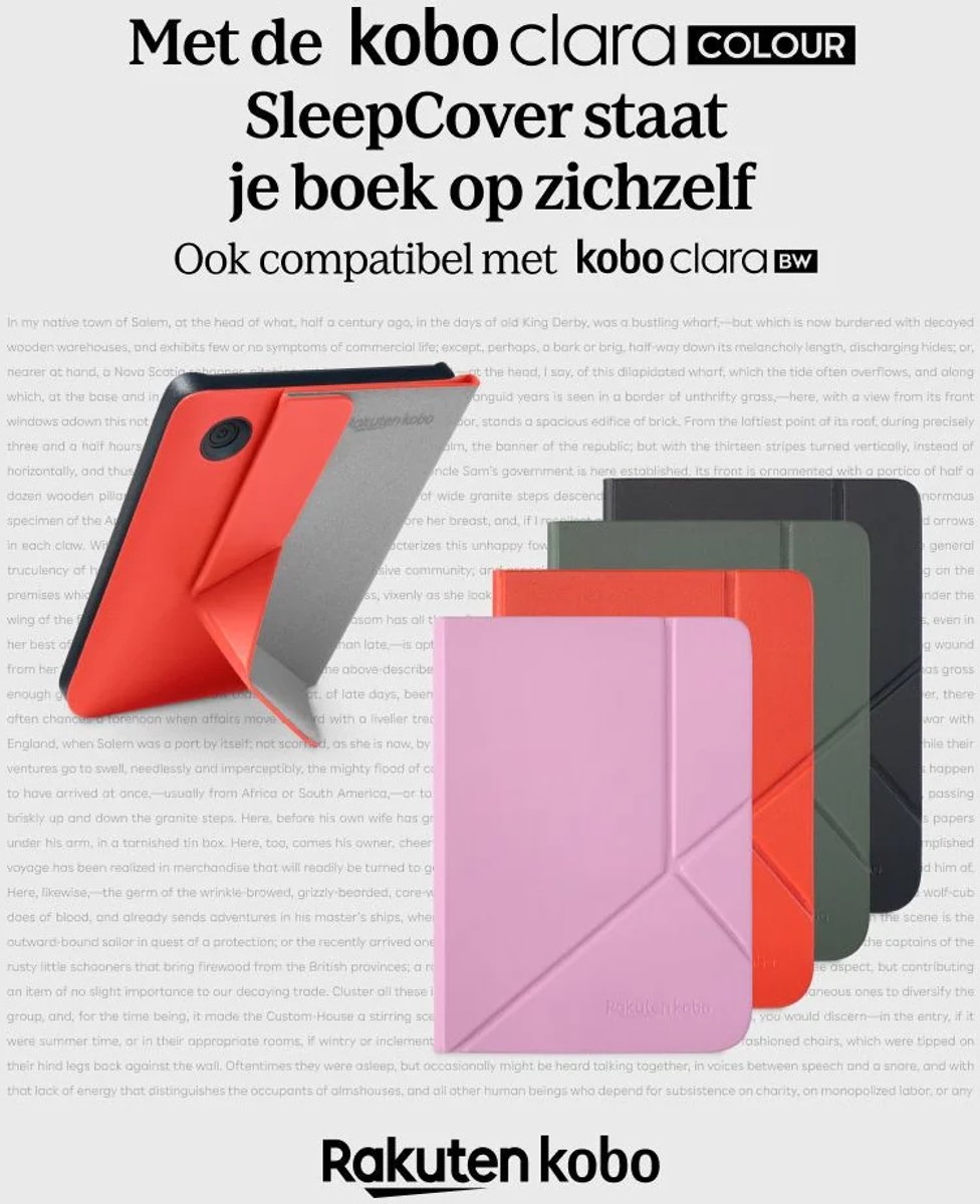 Kobo Clara Colour / BW Hoes voor eReader - SleepCover - Roze - Ingebouwde standaard – foto 4