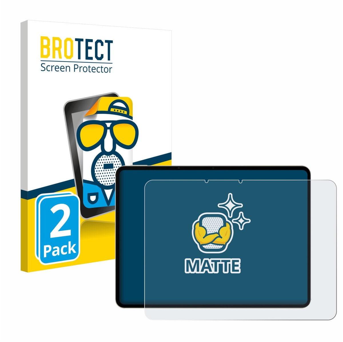 BROTECT - Screenprotector voor realme Pad 3 - Folie Beschermfolie matte 2 Stuks
