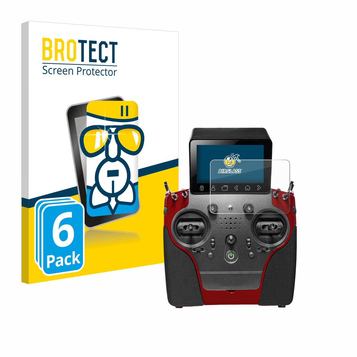 Screenprotector 6 Stuks voor PowerBox Systems Atom Beschermglas transparant