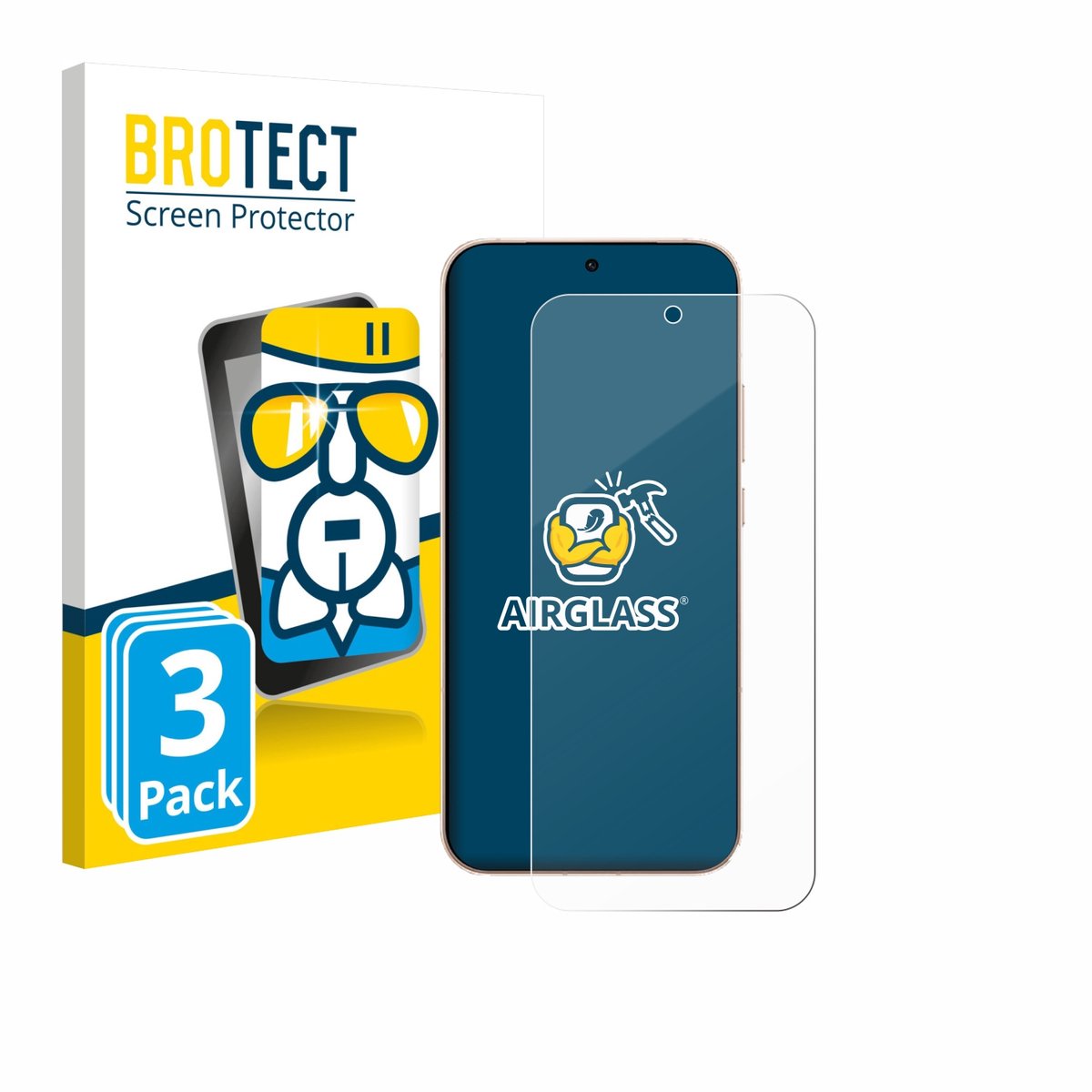 Screenprotector 3 Stuks voor Oppo Reno 15 Pro Beschermglas transparant