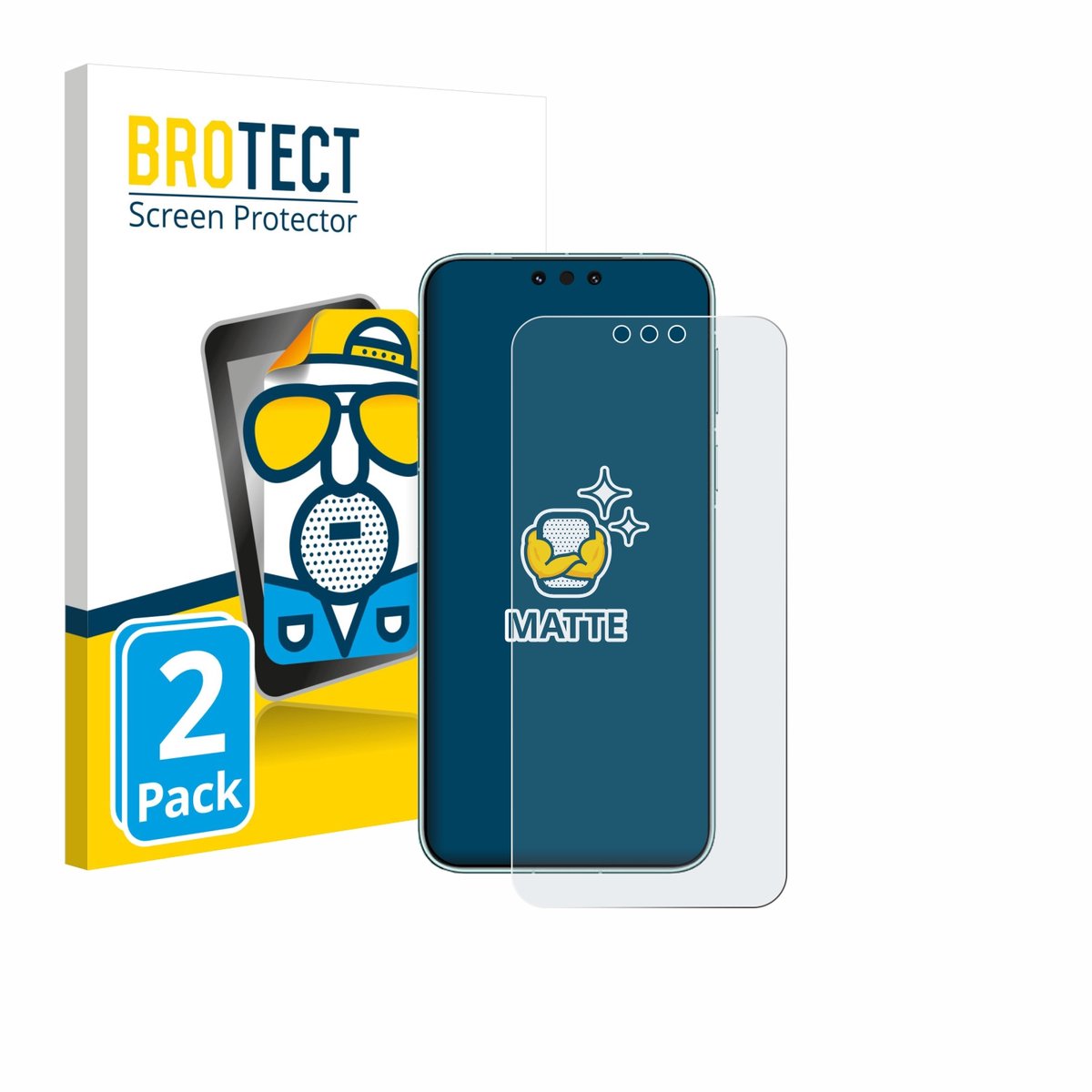 BROTECT - Screenprotector voor Huawei Mate 80 Pro Max - Folie Beschermfolie matte 2 Stuks