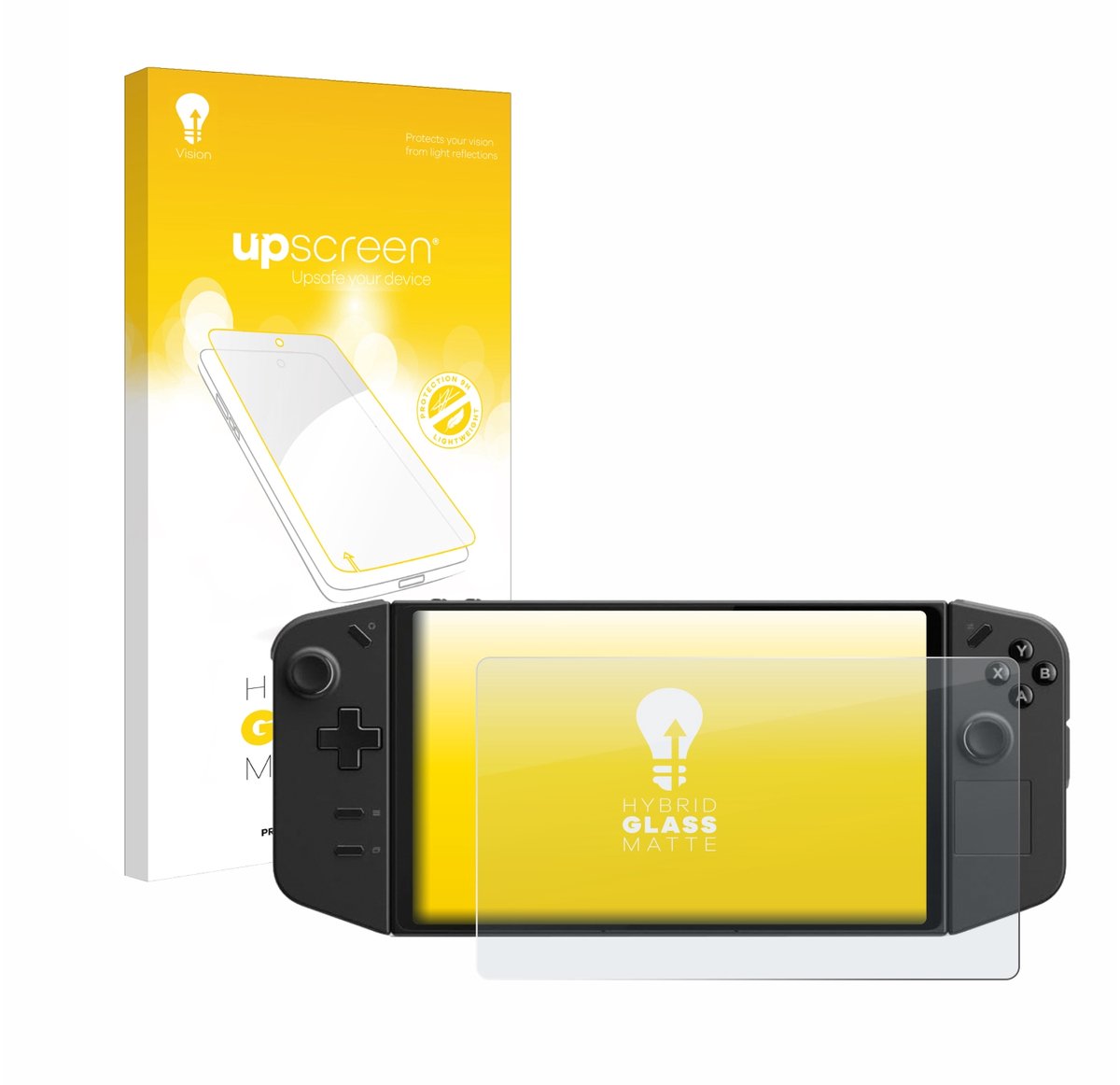 upscreen - Screenprotector voor Lenovo Legion Go - Folie Beschermfolie Beschermglas matte