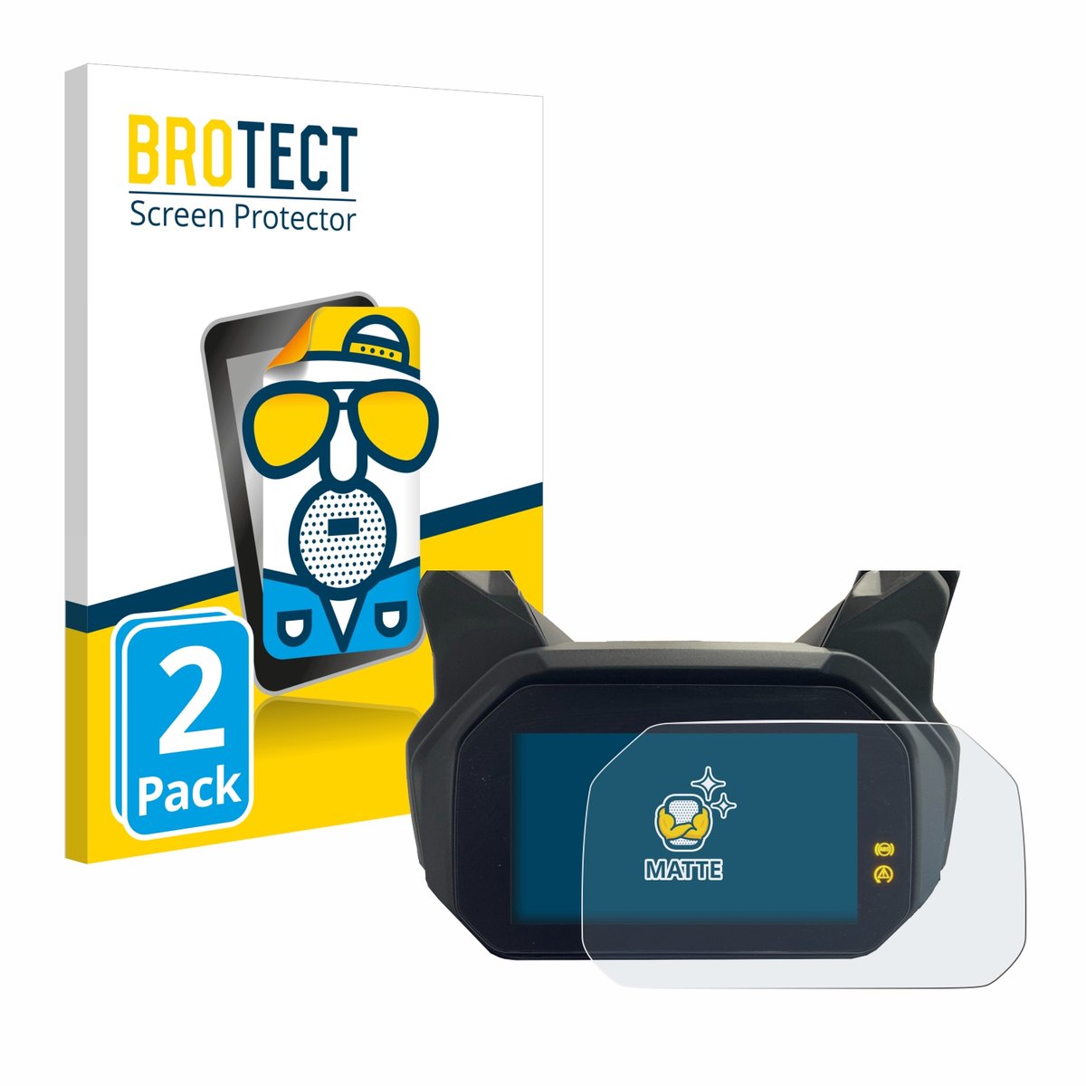 BROTECT - Screenprotector voor BMW C400 GT TFT - Folie Beschermfolie matte 2 Stuks