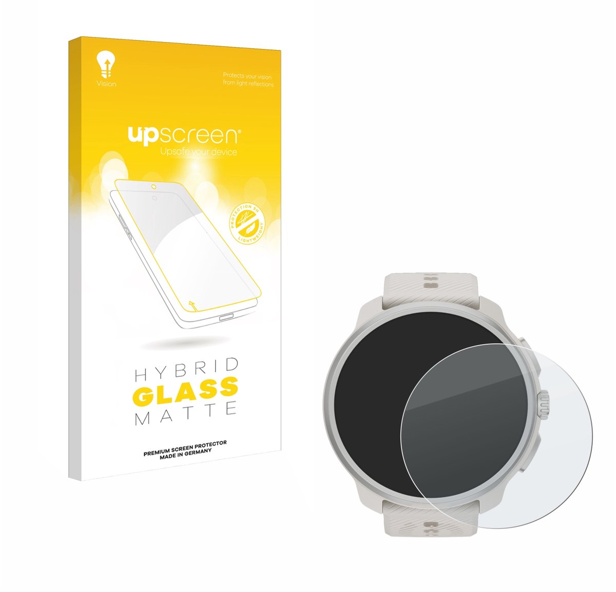 upscreen - Screenprotector voor Suunto Race 2 - Folie Beschermfolie Beschermglas matte