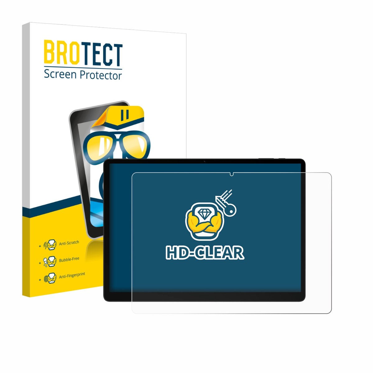 BROTECT - Screenprotector voor Doogee Tab E3 Max 14 - Folie Beschermfolie transparant