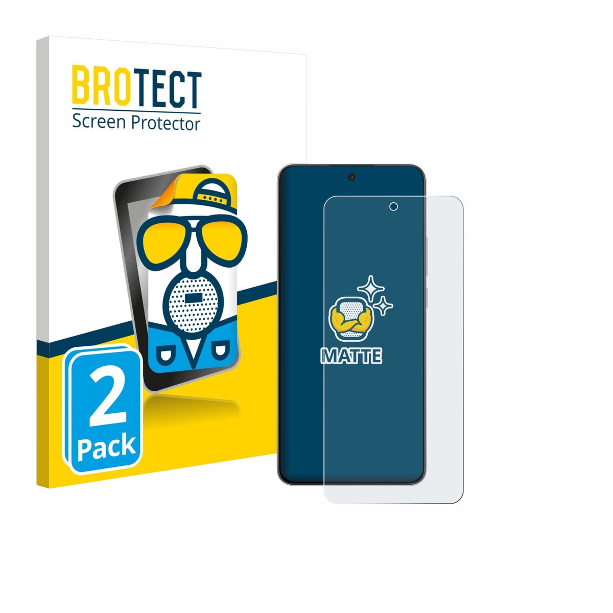 BROTECT - Screenprotector voor OnePlus Nord CE 5 - Folie Beschermfolie matte 2 Stuks