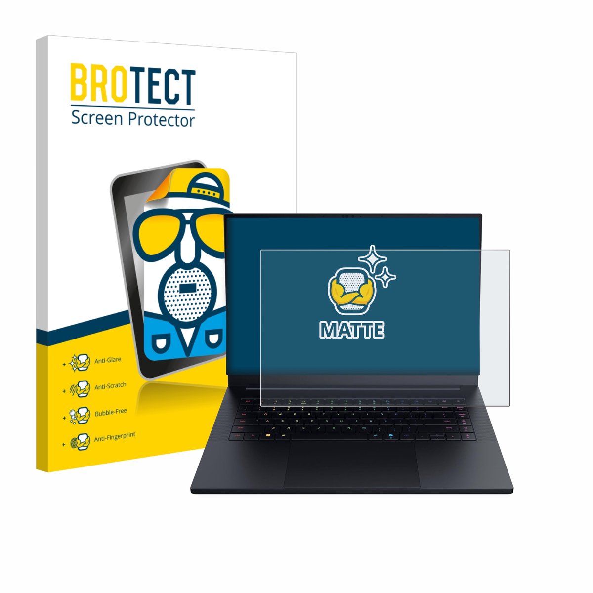 BROTECT - Screenprotector voor Razer Blade 16 2025 - Folie Beschermfolie matte