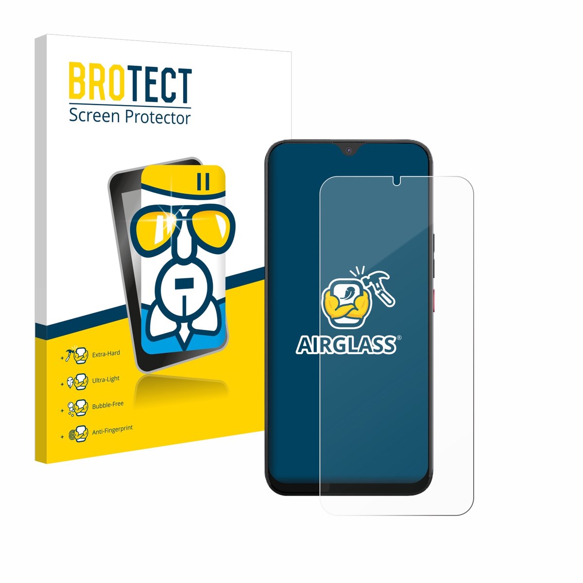 Screenprotector voor Volla Phone 22 Beschermglas transparant