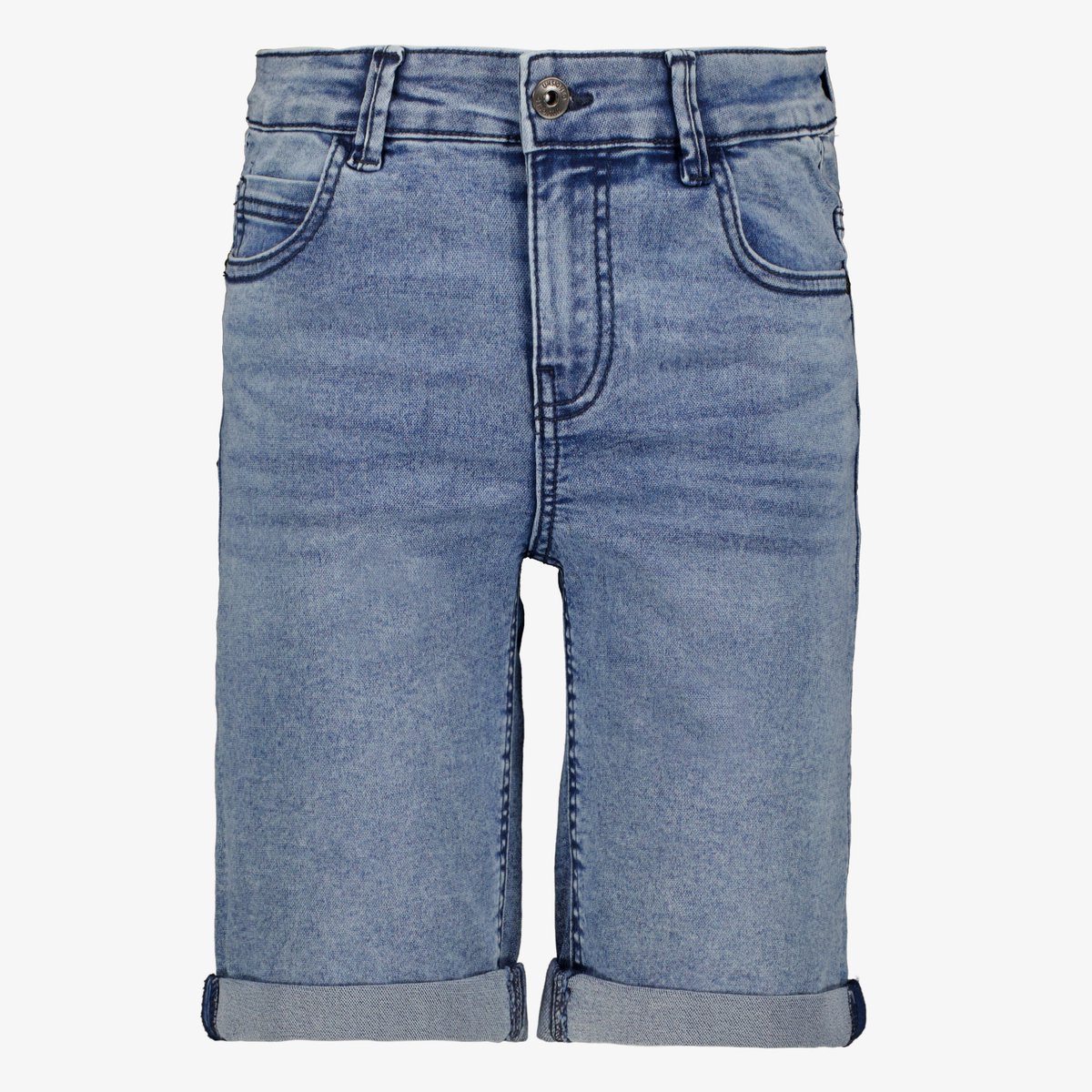 Unsigned jongens denim short blauw - Maat 104