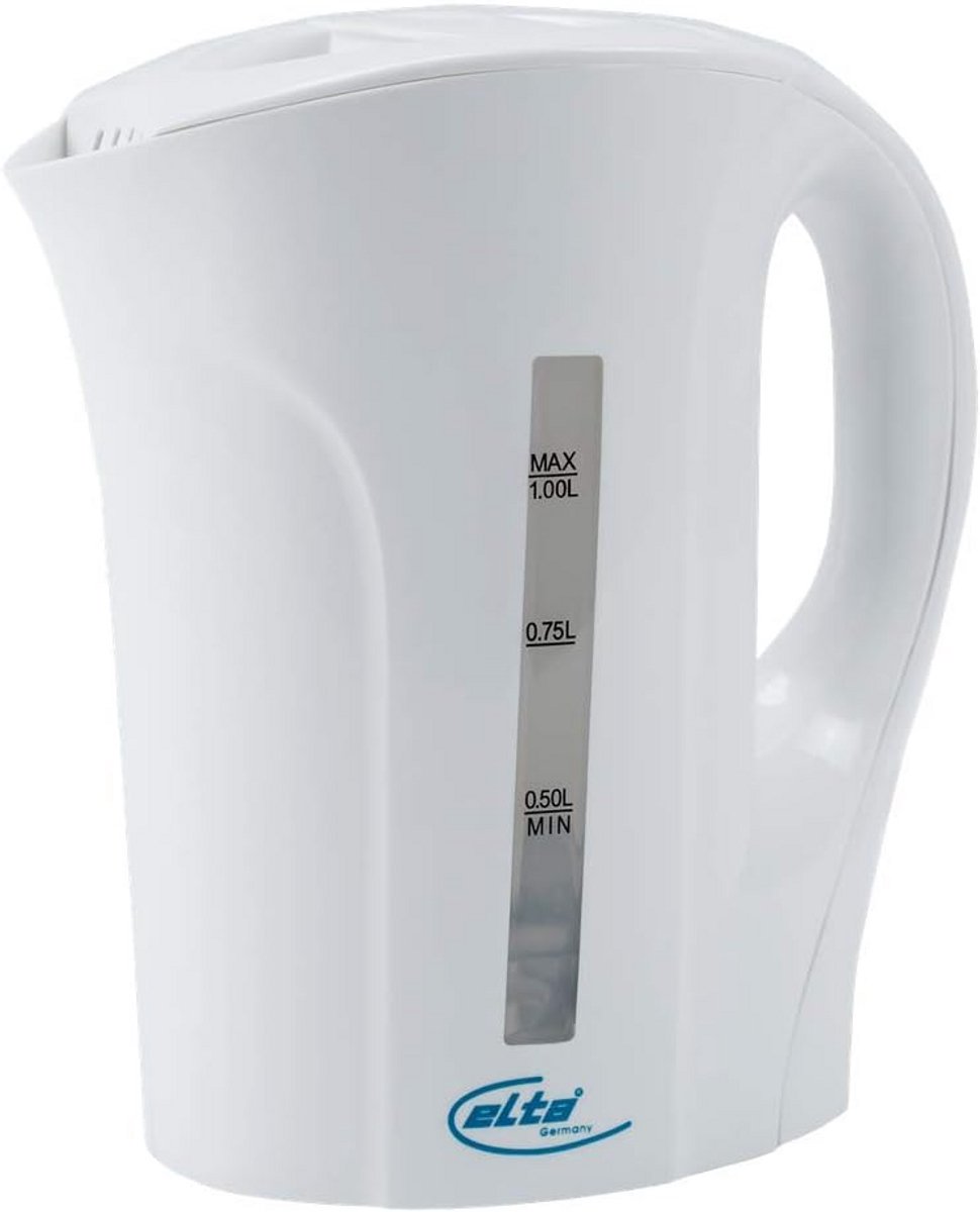 Waterkoker 1 Liter Wit - Snel Koken & Veilig Gebruik