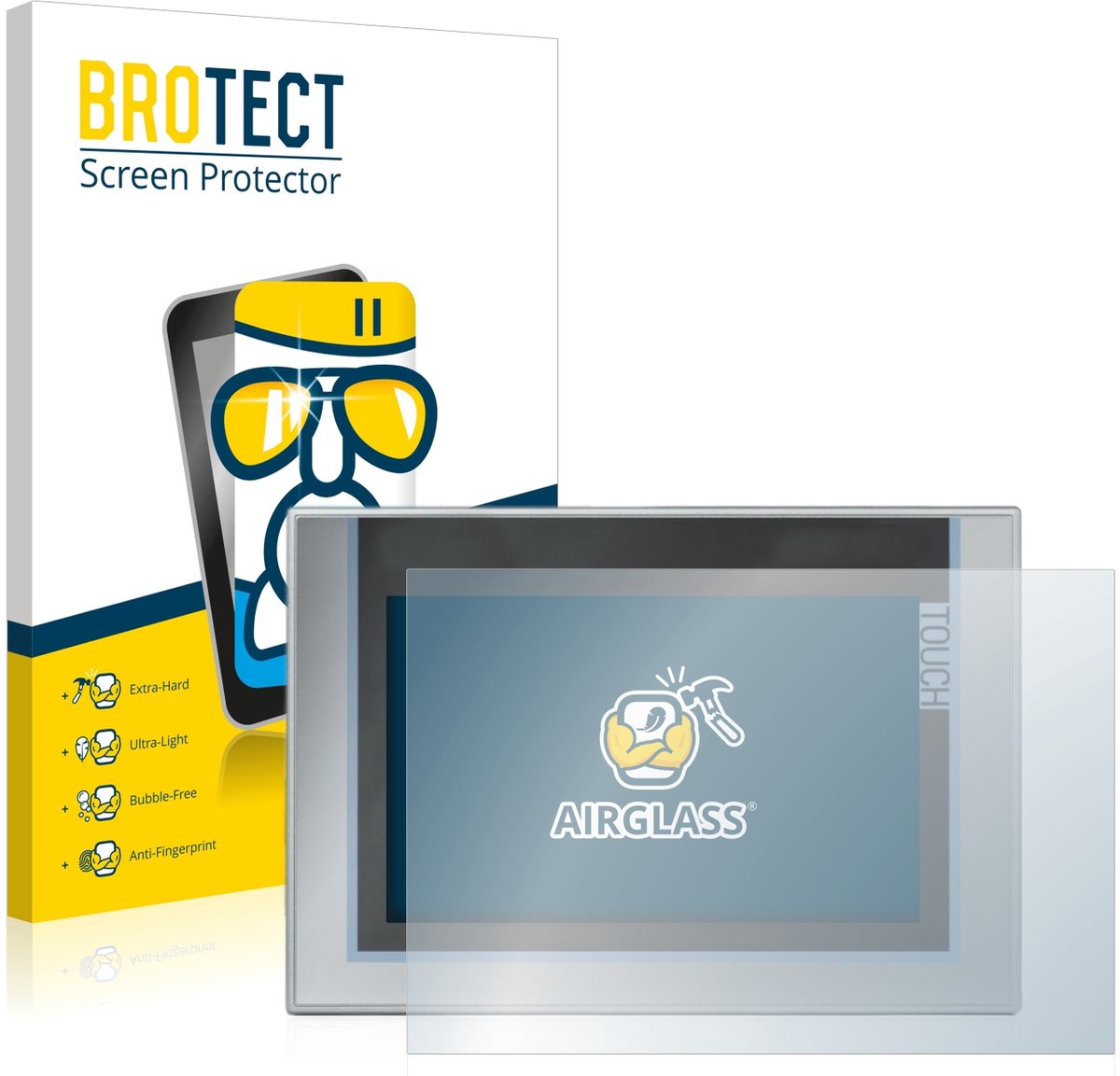 Screenprotector voor Siemens Simatic TP1200 Comfort Beschermglas transparant