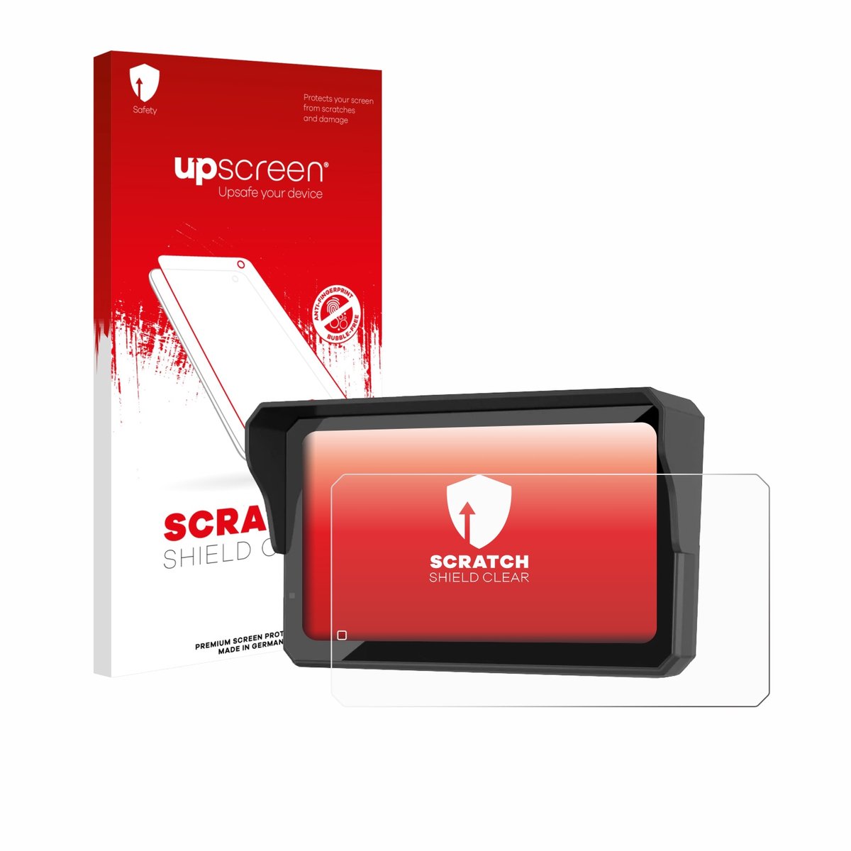 upscreen - Screenprotector voor Carpuride W602BS - Folie Beschermfolie transparant