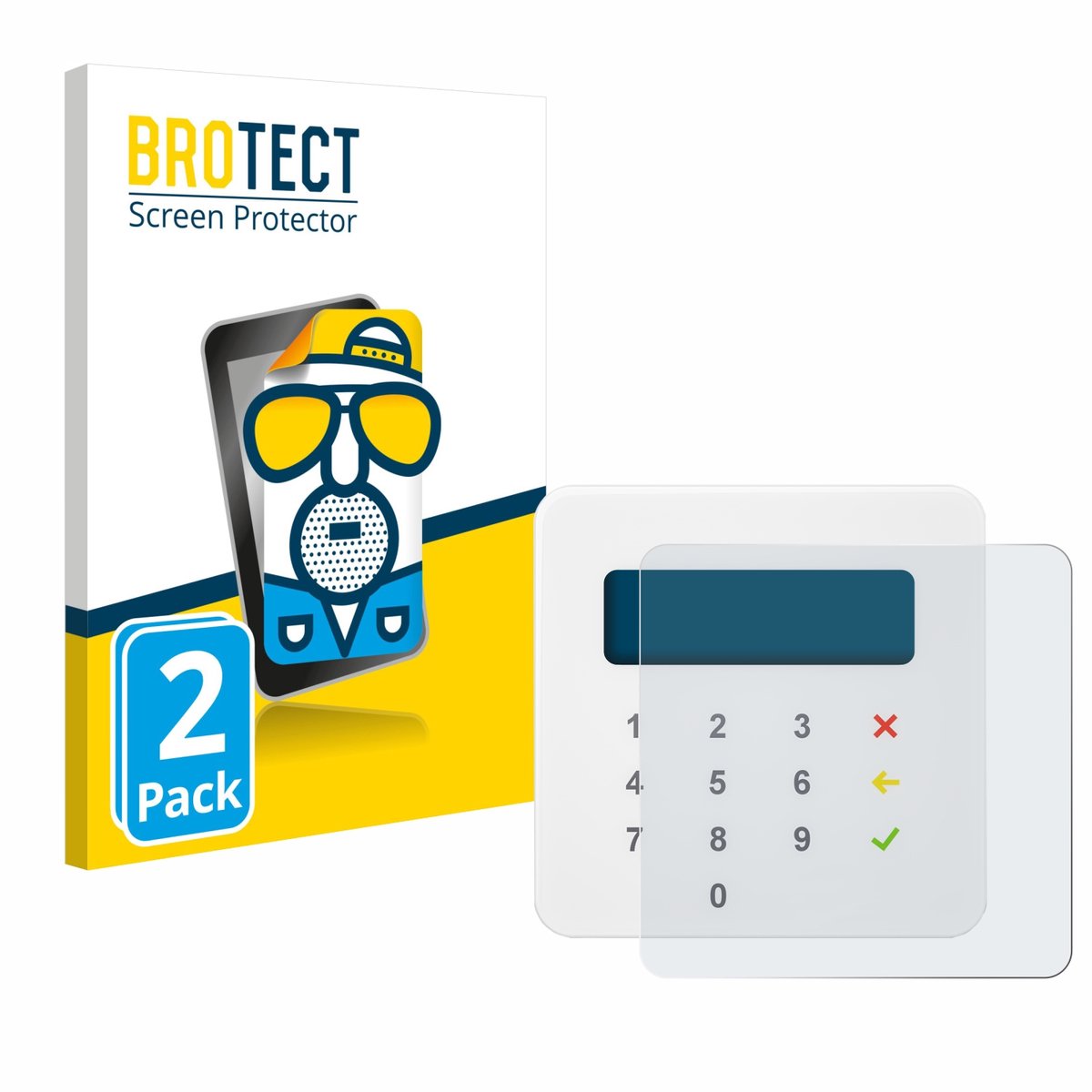 BROTECT - Screenprotector voor SumUp Air - Folie Beschermfolie matte 2 Stuks