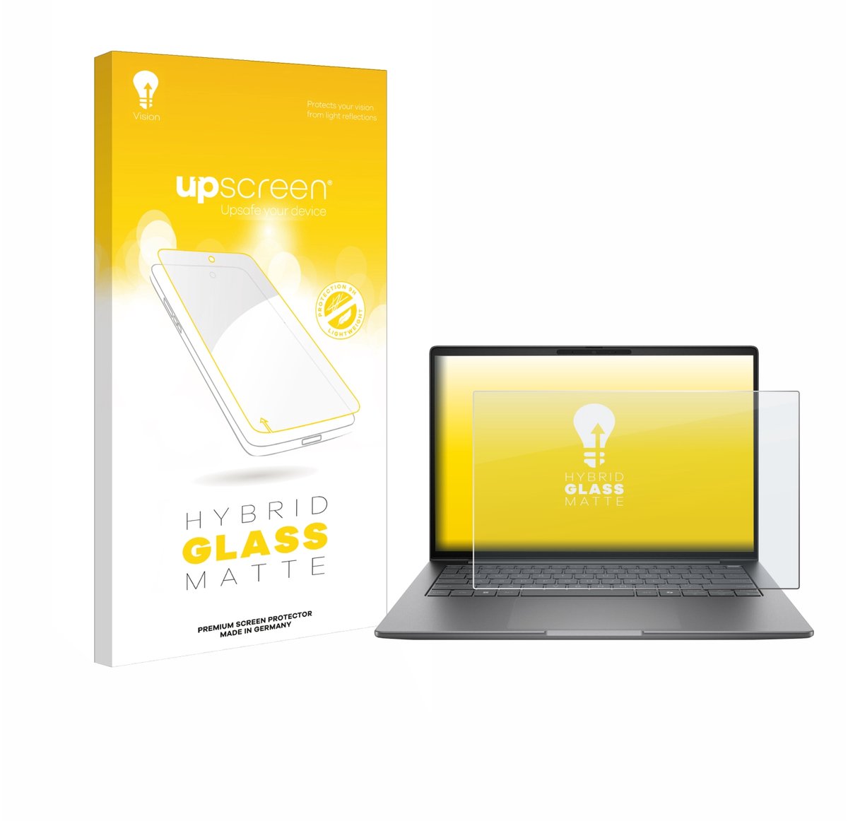 upscreen - Screenprotector voor HP ZBook 8 G1i 14" - Folie Beschermfolie Beschermglas matte