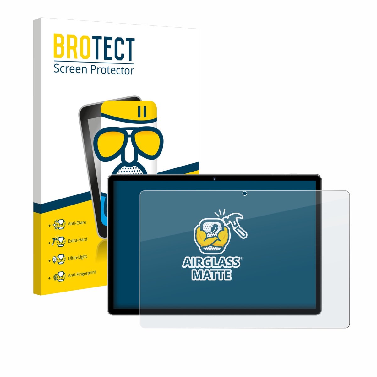 BROTECT - Screenprotector voor RUSHAR A140 14" - Folie Beschermfolie Beschermglas matte