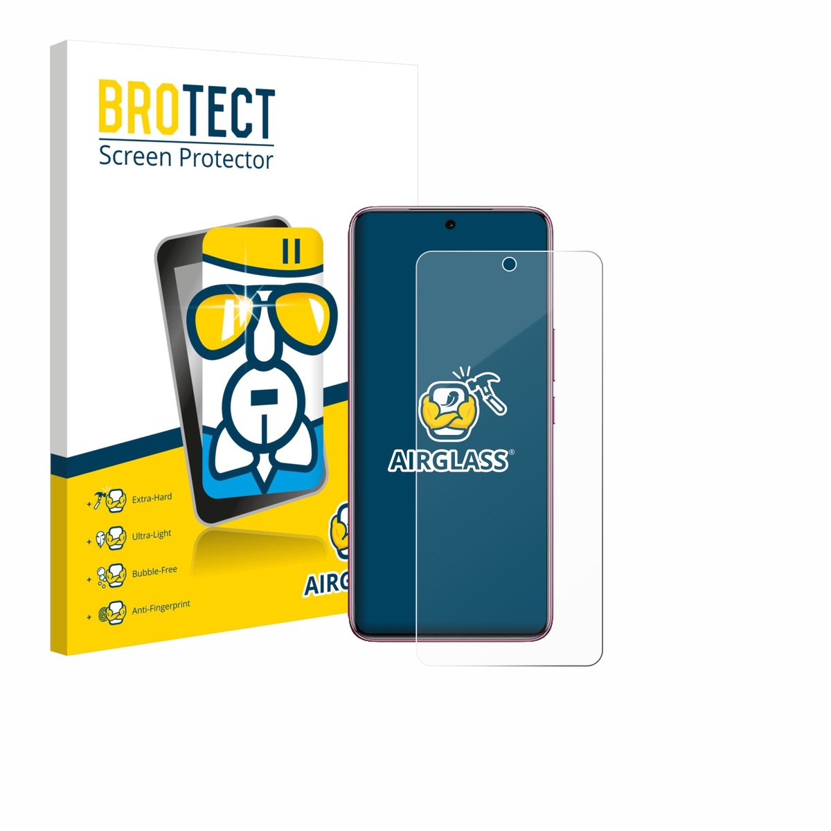Screenprotector voor Vivo V60e 5G Beschermglas transparant