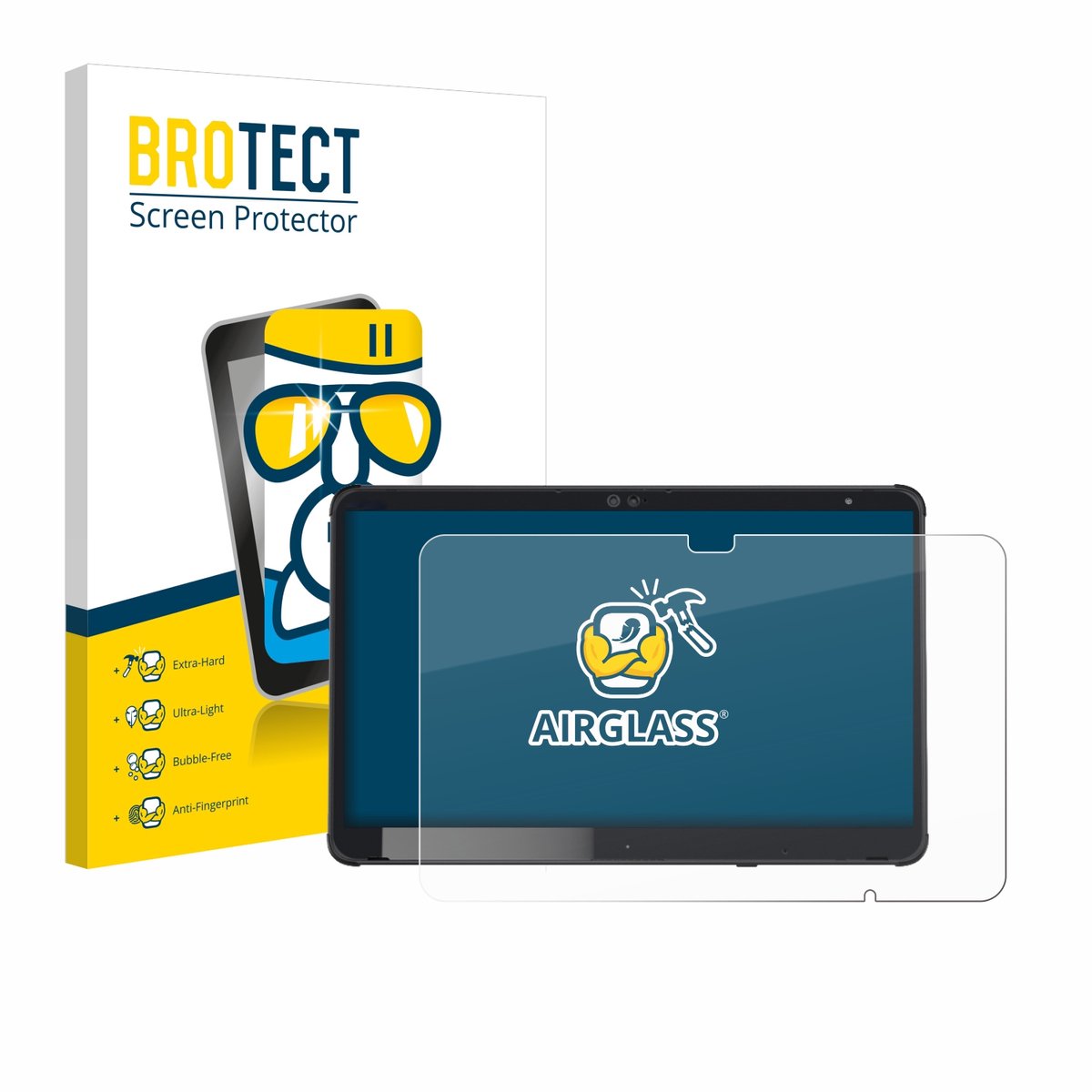 Screenprotector voor Fujitsu Stylistic Q7311 Beschermglas transparant