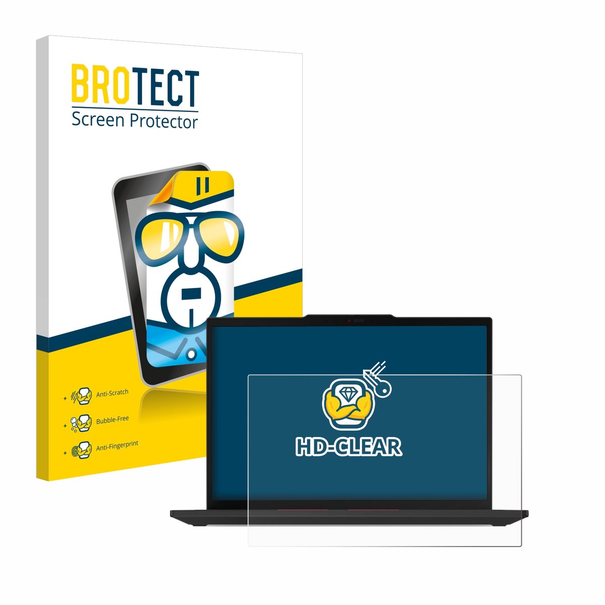 BROTECT - Screenprotector voor Lenovo ThinkPad T14 Gen 5 - Folie Beschermfolie transparant