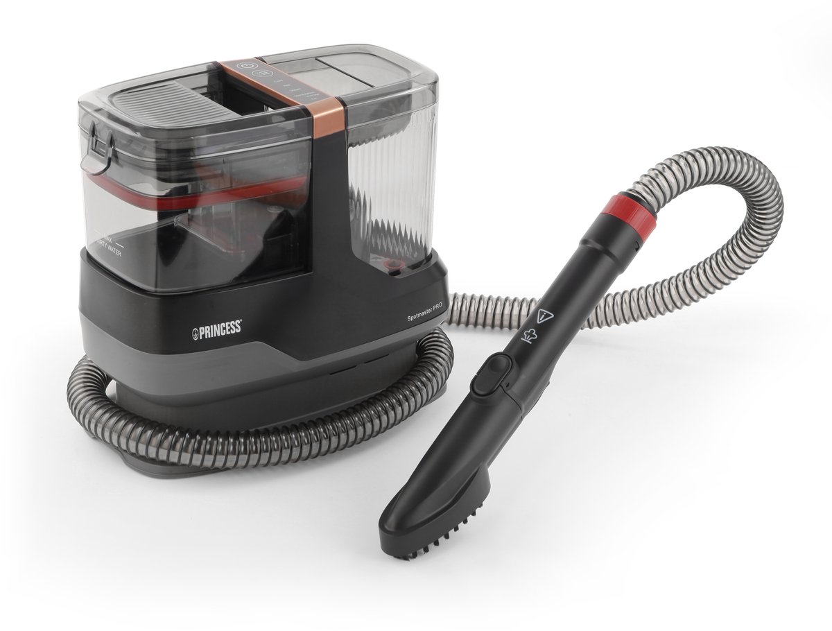 Princess vlekkenreiniger - Spot Master Plus Cold 332020 - Tapijtreiniger - Meubelreiniger - Incl. 3 Opzetstukken - 1100ml - Krachtige Stof & Vlekverwijderaar - Geschikt voor Bank, Meubels & Auto