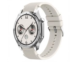 Siliconen bandje - Geschikt voor OnePlus Watch 3 / 2 / 2R / Oppo Watch X2 / X - Starlight